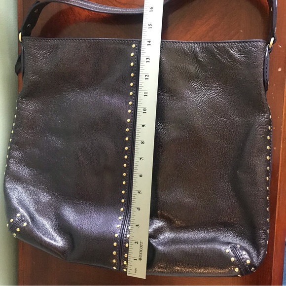 Michael Kors Astor Hobo Bag Studs Details Leather Bag - Picture 12 of 14